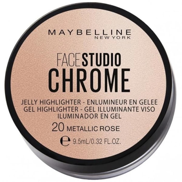 Maybelline New York - Face Studio Chrome Illuminating Gel Maybelline New York 20 Metallic Pink