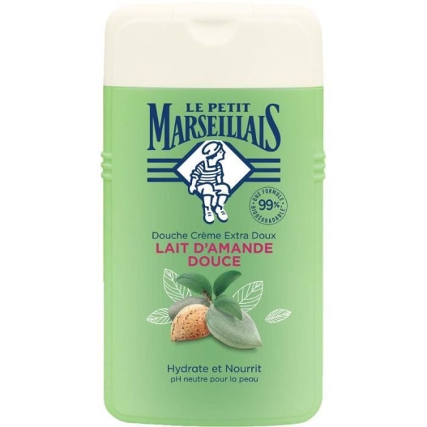 Le Petit Marseillais Duschkräm Extra mild sötmandelmjölk 250ml