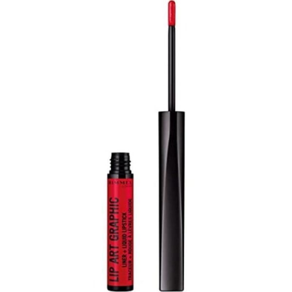 Rimmel - Lip Art Graphic Liquid Lipstick and Pencil - 860 Go Hard