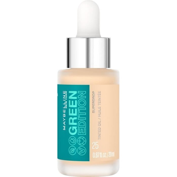 Tonet ansigtsolie - MAYBELLINE NEW YORK - Green Edition - 25 Tonet