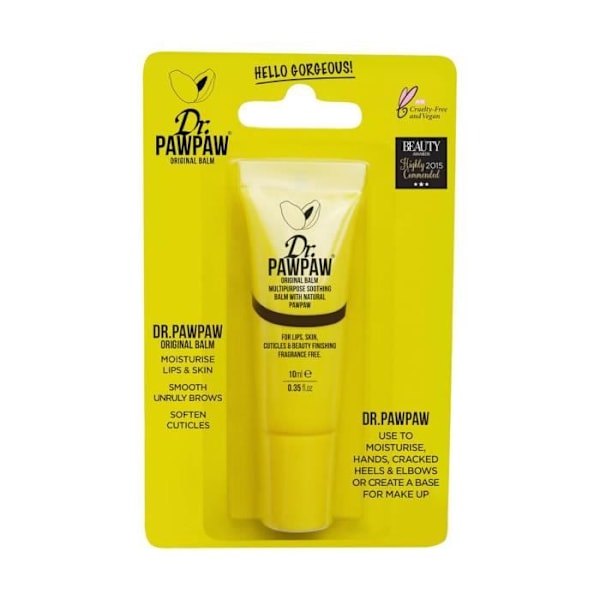 Baume Original - Dr Pawpaw - Læbepomade - 25 ml - Beskytter huden - Fugtighedsgivende