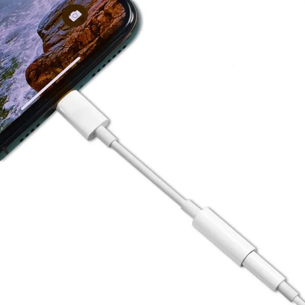 Lightning till 3,5 mm adapter - Passar alla IPhone modeller