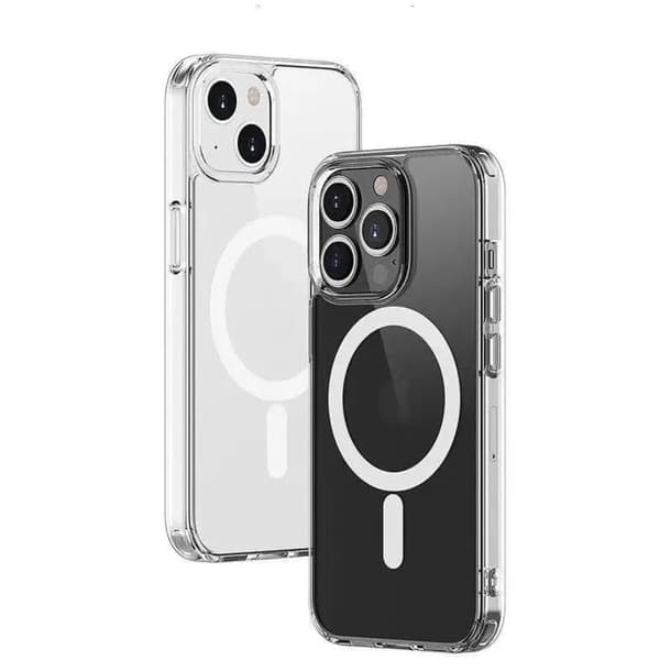 iPhone 16 Pro Max Skal Magnetiskt - Clear Transparent Stötskydd Slim Design