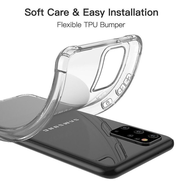 Samsung Galaxy S20 FE Transparent skal i silikon - TPU