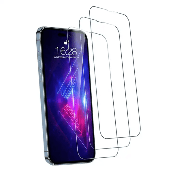 3-Pack iPhone 13/14 Skärmskydd i Premium Härdat Glas