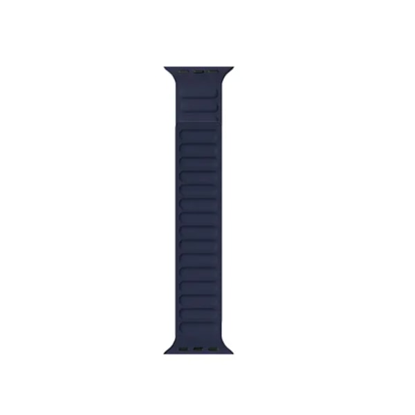 Läderarmband i Äkta Läder - Elegant & Hållbart - Till Apple Watch 38mm/40mm/41mm - Svart Svart