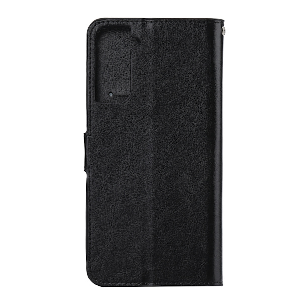 Samsung S22 PLUS Wallet Case i LÆDER (3 kort) - 6 Farver - BLÅ blå