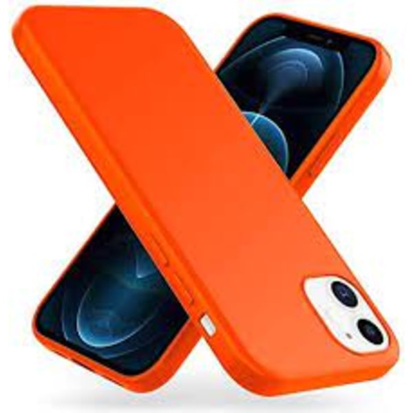 iPhone 13 Kuori - Silikonikuori Oranssi oranssi