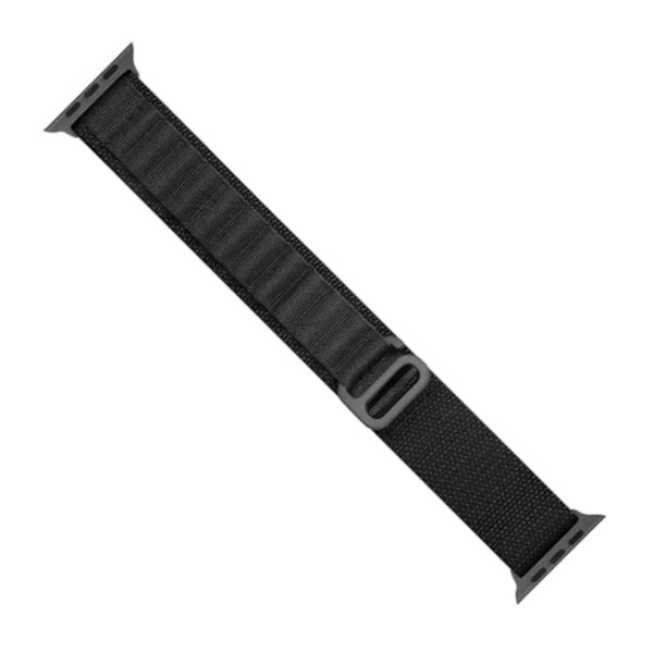 Alpine Sport Loop -tekstiiliranneke Apple Watch 38mm/40mm/41mm - MUSTA musta