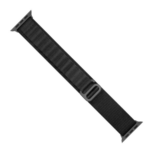 Sport Loop -nylonranneke Apple Watch 42–49 mm:lle – MUSTA