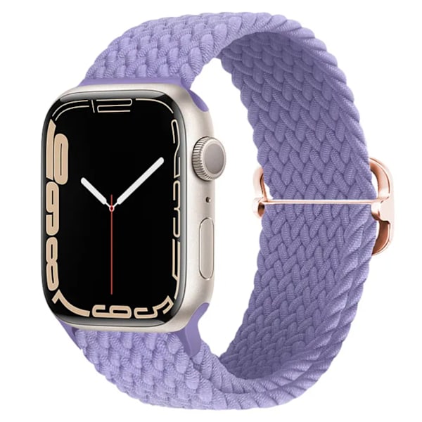 Elastisk Armbånd Vævet Apple Watch 38mm/40mm/41mm - Sort Mixfarve Svart Mixad 