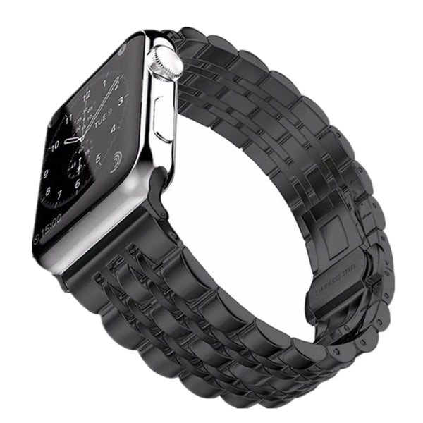 Apple Watch Band i Rostfritt stål med rand - Klassisk - Passar 38 mm / 40 mm / 41 mm - Välj Färg! Guld