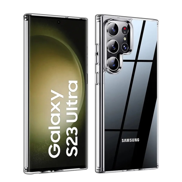 Samsung Galaxy S23 ULTRA Transparent skal i silikon - TPU