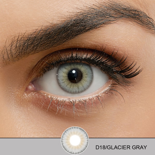 Farvede Linser – Dream Series – 12 Månader – Glacier Gray Glacier gray
