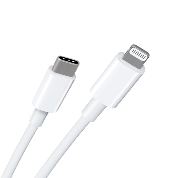 USB C till Lightning - iPhone Snabbladdare - 3 Meter - Ladd & Sync (iPhone/AirPod laddkabel)