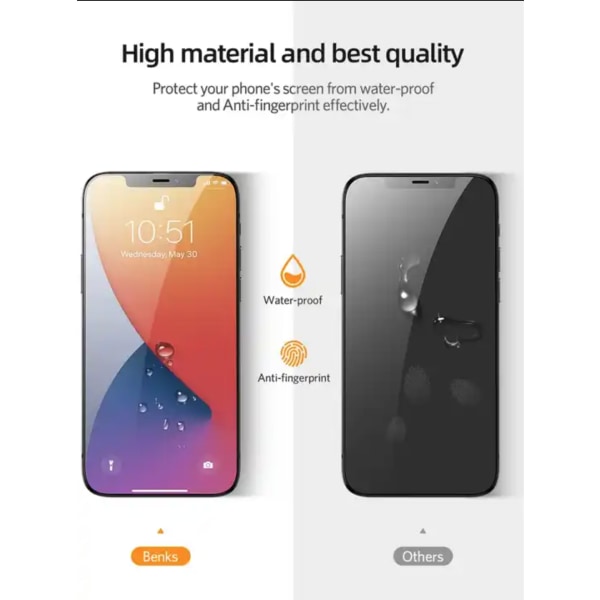 (3 - PACK) iPhone 11 Pro / X / XS Privacy Hærdet glas skærmbeskytter