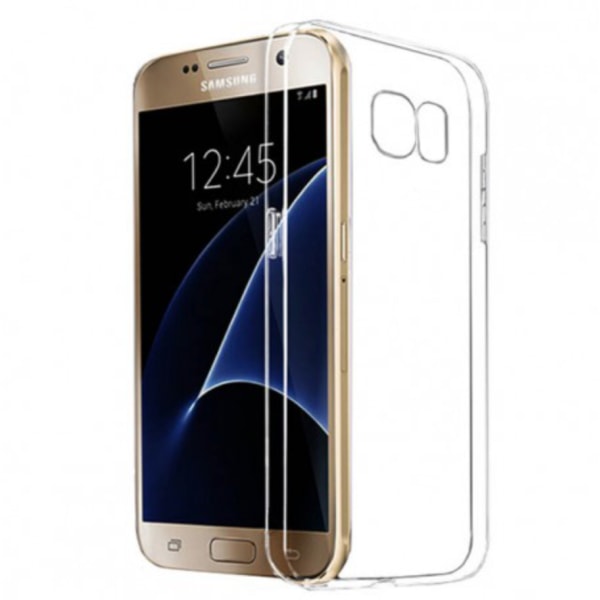 Samsung Galaxy S7 EDGE Transparent skal i silikon - TPU