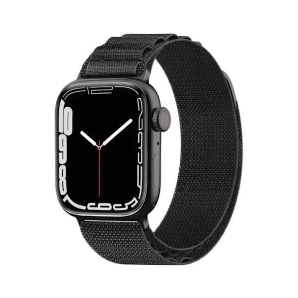Alpine Sport Loop Tekstilarmbånd til Apple Watch 38mm/40mm/41mm - SORT sort