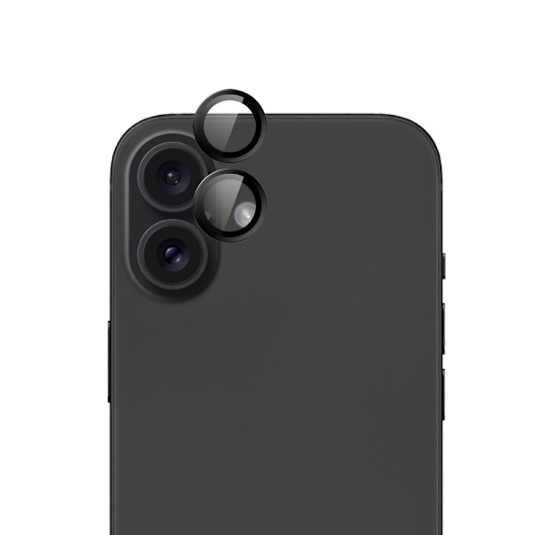 iPhone 16 / iPhone 16 PLUS Linsebeskyttelse Kamerabeskyttelse i hærdet glas