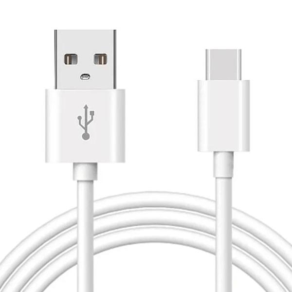 Laddare till Samsung S23 ULTRA - Ladd & Sync - 2 METER vit