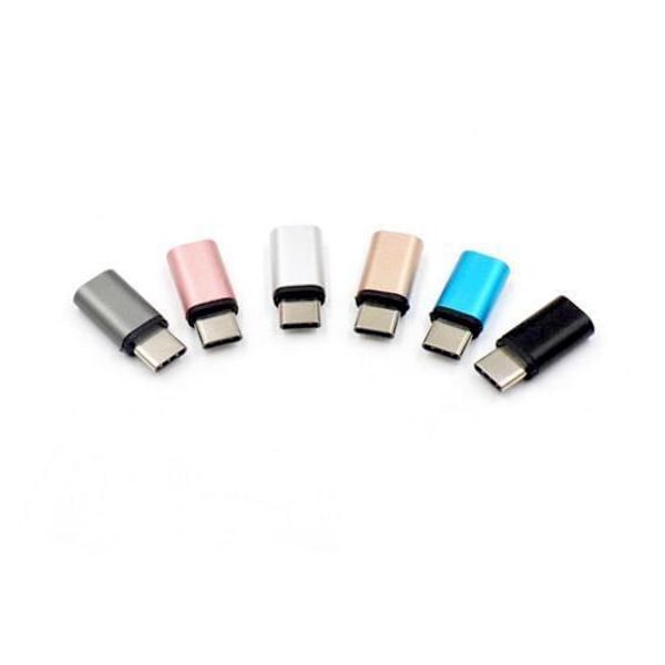 Micro-USB - USB-C -sovitin – Data ja lataus (Kulta) kulta
