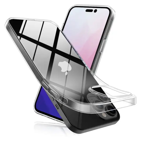 iPhone 15 Skal - Genomskinligt Skyddande & Extra Stöttåligt