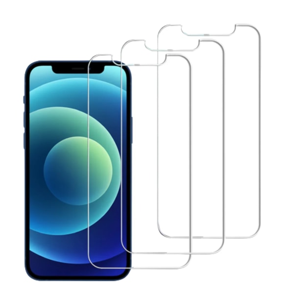 3-pakkaus iPhone 12 / iPhone 12 Pro - Karkaistu lasi näytönsuoja