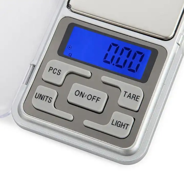 2-pak Digitalvægt i lommeform / lommevægt til smykker mm. - 0,01 til 200 g