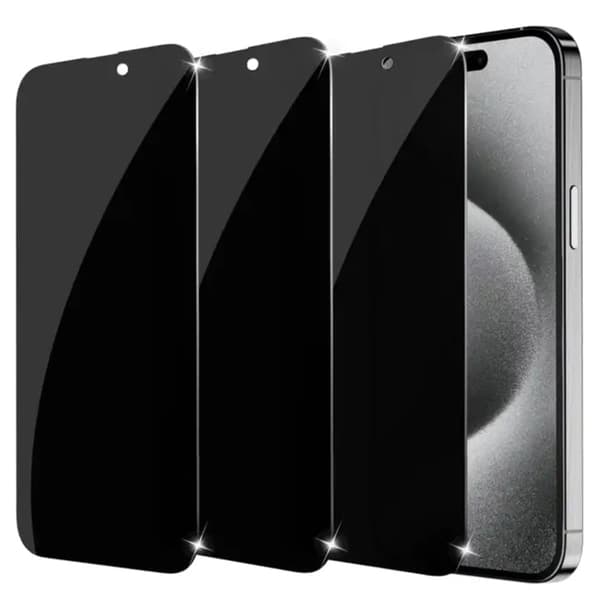 3-Pack iPhone 14 Skärmskydd Privacy i Premium Härdat Glas