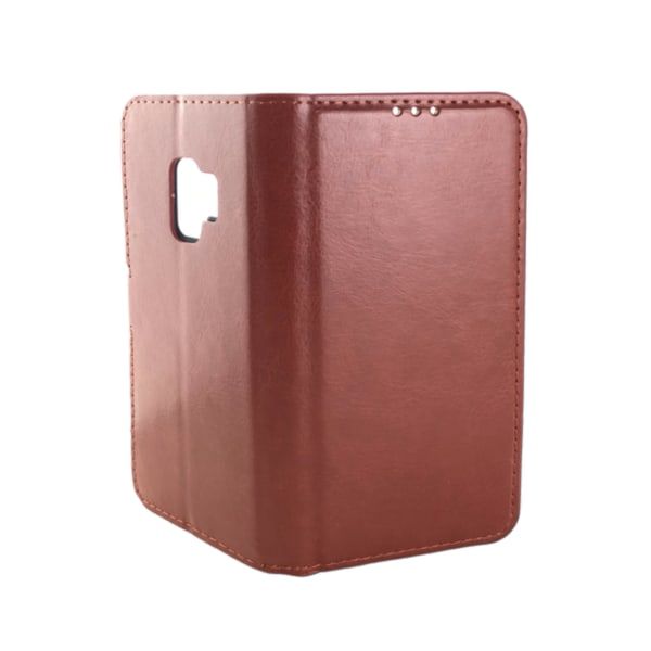 Samsung Galaxy S9 Pung Etui Læder - 3 Kort - 6 Farver - Brun brun