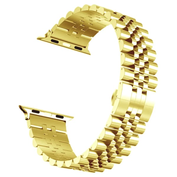 Stainless Steel Royal Bracelet Apple Watch Armband - Elegant & Stilig - Till 38 mm / 40 mm / 41 mm - Välj Färg! Silver/Guld