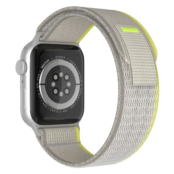 Trail-ranneke - Apple Watch 38mm/40mm/41mm - Musta/Oranssi Grå / Blå