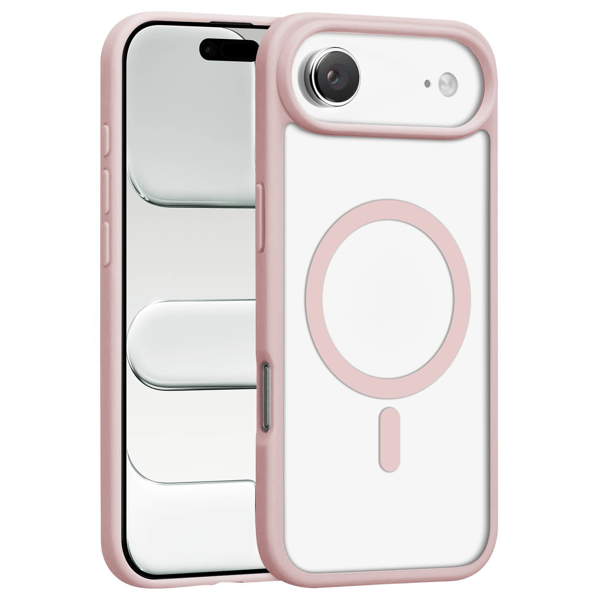 iPhone Air Cover Magnetisk Klar Farve - Rosa