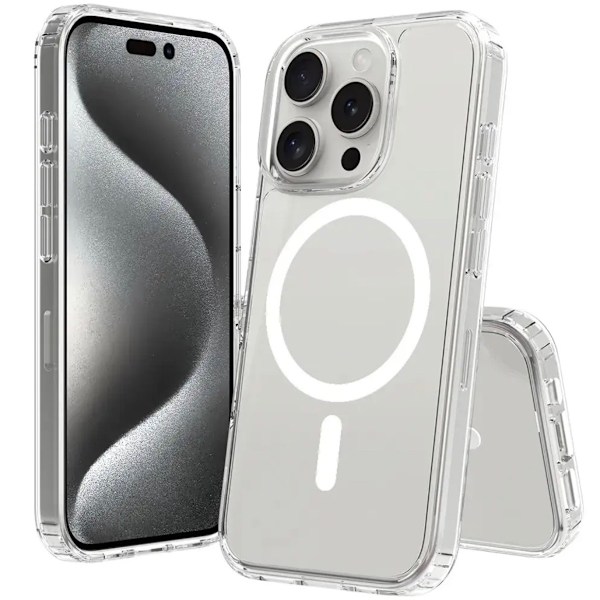 iPhone 16 Pro Max - Magsafe Clear - Transparent Stötskydd Slim Design