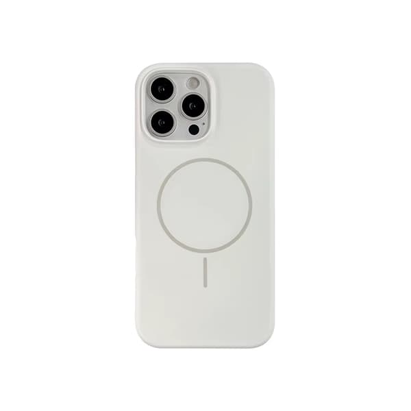 iPhone 16 PLUS Cover Silikone Magsafe - Hvid hvid