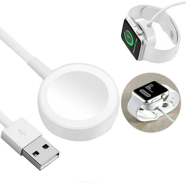 Oplader til Apple Watch / iWatch ur - SmartWatch USB-A 1 METER