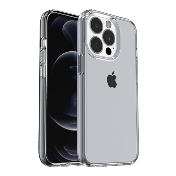 2-Pak iPhone 14 Cover - Gennemsigtigt Beskyttende & Ekstra Slidstærkt