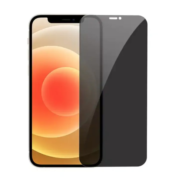 2 PACK iPhone Xs Max näytönsuoja Privacy in Tempered Glass