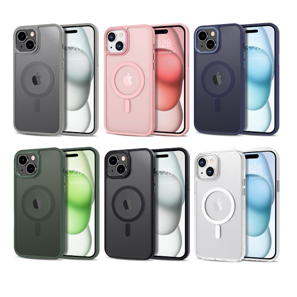 iPhone 12 / iPhone 12 Pro Cover - Magsafe Frosted Cover – Sort sort