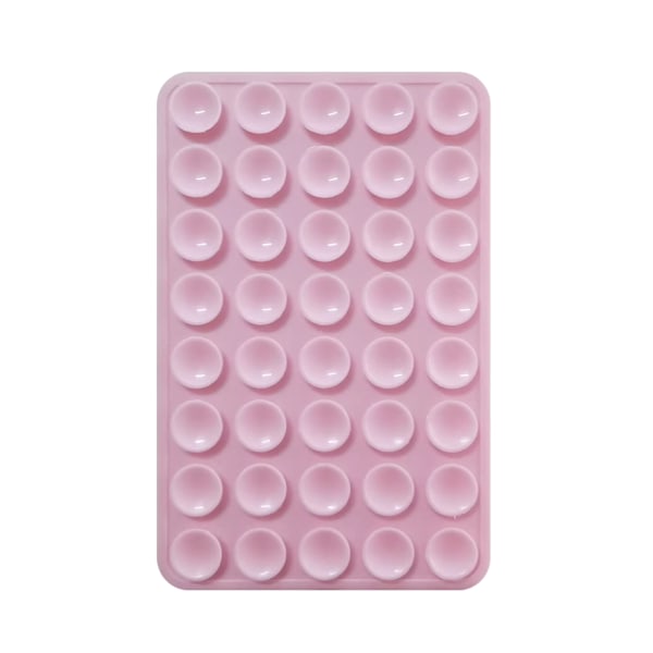 Kaksipuolinen Popsocket Universal -puhelinpidike imukupilla - Vaaleanpunainen