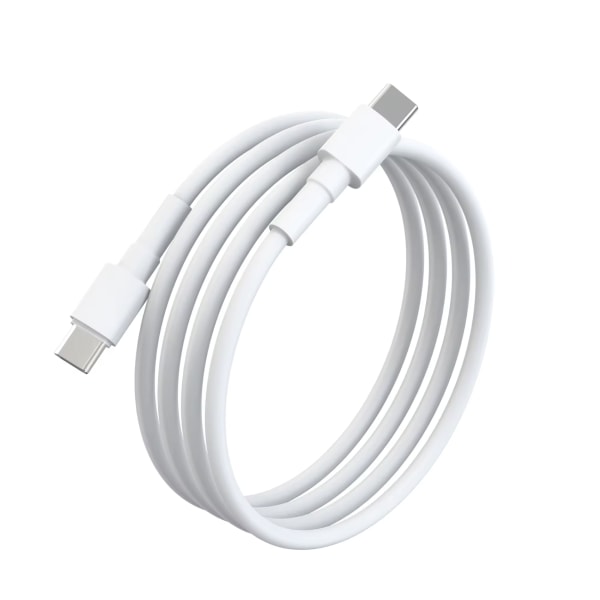 iPhone Snabbladdare - 3M USB-C till USB-C - Ladd & Sync kabel  VIT vit