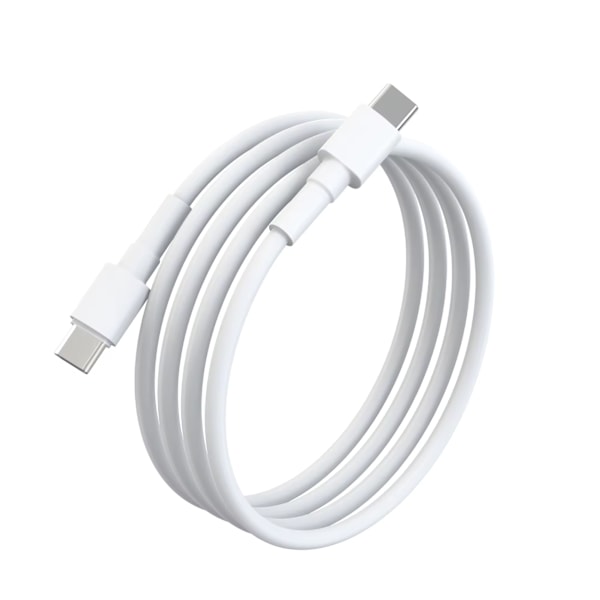 USB-C til USB-C Kabel 1 Meter 25W - Samsung/Google/iPhone - SORT 1 m