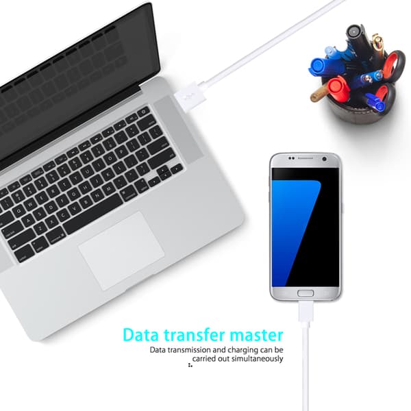 Ladekabel Micro USB |3M| Samsung/HTC/LG/Nexus/Nokia | V8 - SORT sort