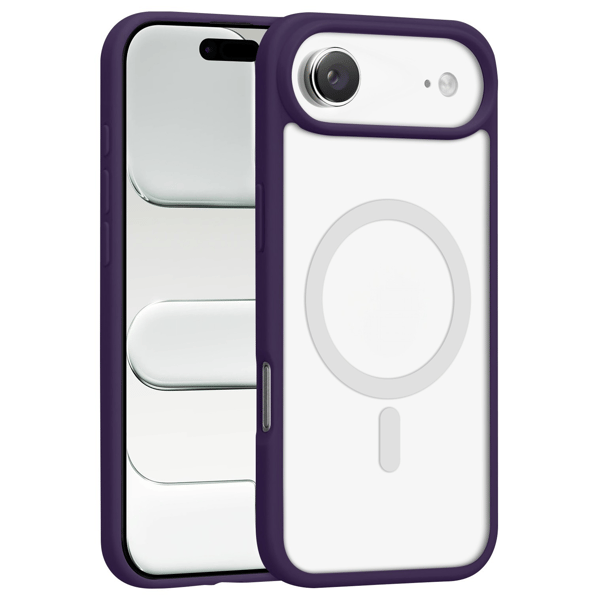 iPhone Air Cover Magnetisk Klar Farve - Lilla