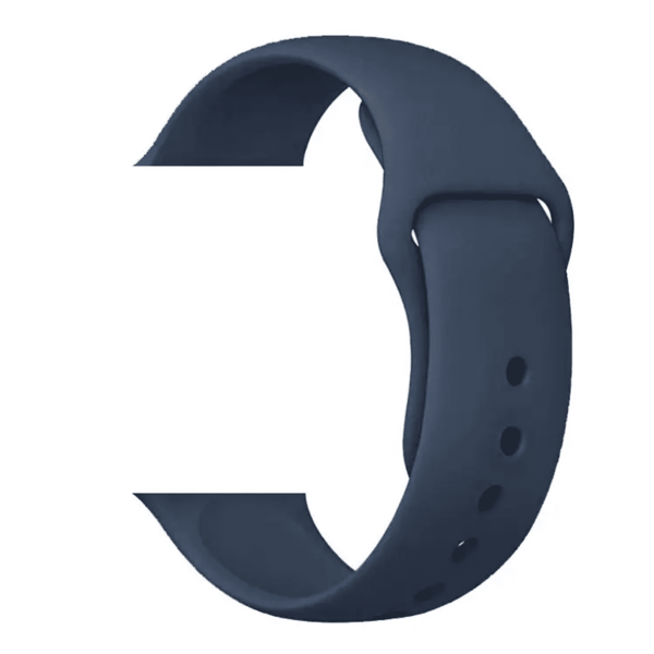 Silikonearmbånd Glat Til Apple Watch 38-41mm - Mørkegrå Darkgray