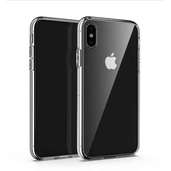 2-Pack iPhone Xs Max Skal - Transparent / TPU i silikon
