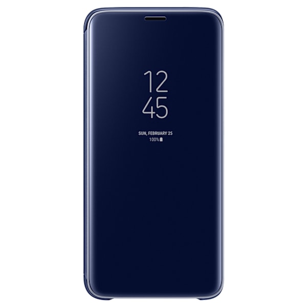 Samsung Galaxy S10E Exklusivt Fodral Flip Cover - Clear View - 6 Färger - Svart svart