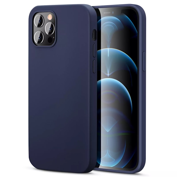 iPhone 14 PLUS Skal - Silikonskal Mörkgrå grå