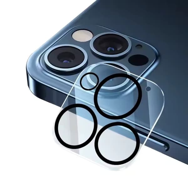 iPhone 13 PRO Linsskydd Heltäckande Kameraskydd i Härdat Glas
