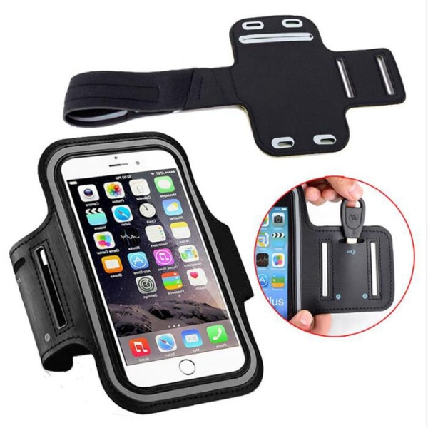 Urheiluranneke iPhone 11 Pro - Puhelinteline - Treenaus - Musta musta